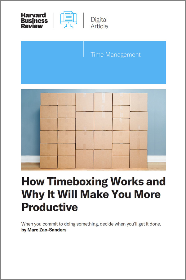 How Timeboxing Works and Why It Will Make You More Productive